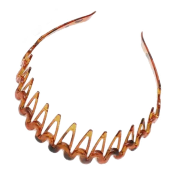 Love and Repeat Shark Tooth Headband - GLOSSY TORTOISESHELL