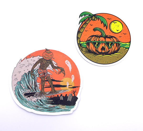 MH Beachy Halloween Vinyl Sticker Set