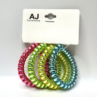 Love and Repeat - Spiral Telephone Cord Hair Ties - Spring Fling