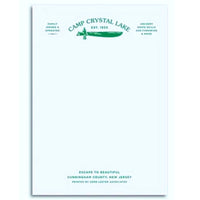Herb Lester Associates - Fictional Hotel Notepads (Set of 3): Camp Crystal Lake