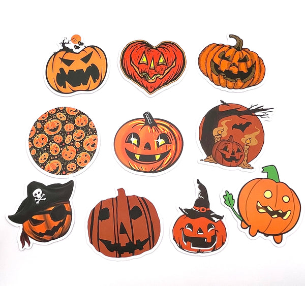 MH Spooky Jack o’Lantern Halloween Vinyl Sticker Set