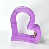 Love and Repeat Heart Hair Claw Clip - PURPLE
