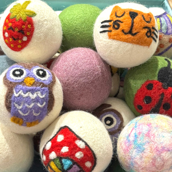 Ethical Global - Eco Wool Dryer Balls: Assorted Prints and Colors