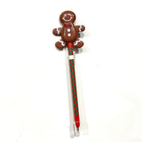 Xonex Gingerbread Action Ballpoint Pen - Red and Green Stripe