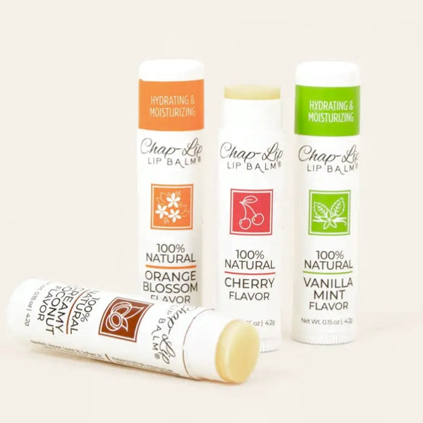 Chap-Lip - 100% Natural Lip Balms (Choose Your Flavors)