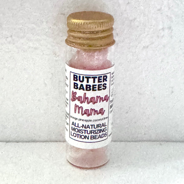 The Bath & Body Co - Butter Babees Round Lotion Beads: Bahama Mama (Orange, Pineapple, Coconut and Lime)