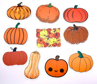 MH Pumpkin Halloween Vinyl Sticker Set E