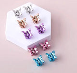 Love and Repeat Miniature Metallic Butterfly Hair Claw Clip Set