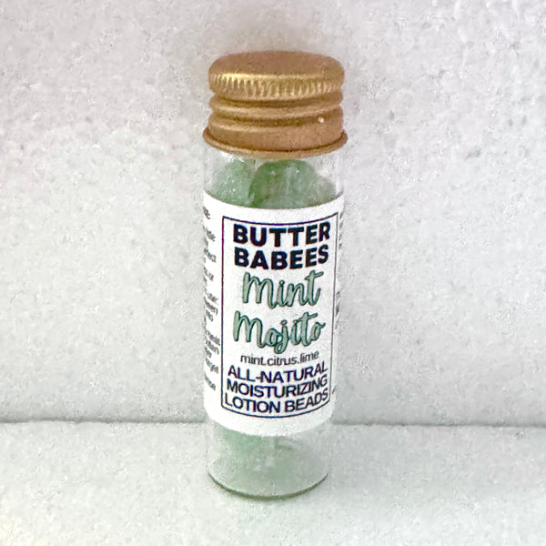 The Bath & Body Co - Butter Babees Round Lotion Beads: Mint Mojito (Mint, Citrus, Lime)