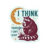 Juju and Moxie - Sleepless Raccoon Vinyl Sticker