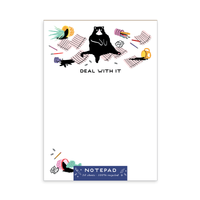 Party of One - “Deal With It” Cat Notepad