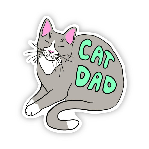 Big Moods - “Cat Dad” Sticker