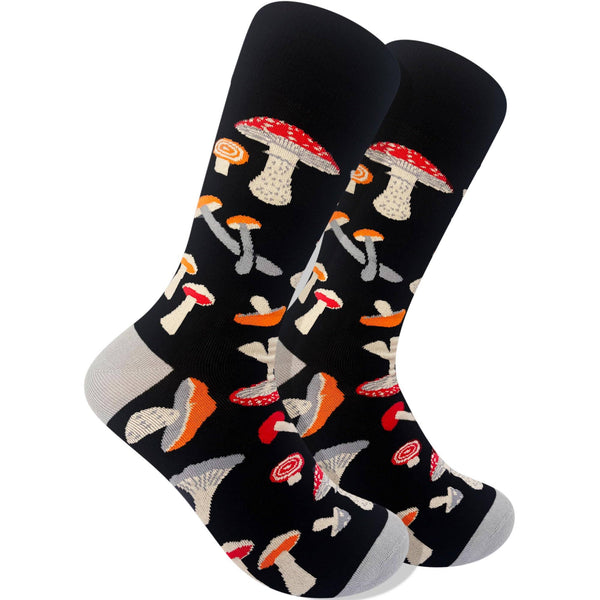 Imagery Socks - Mushroom Adult Socks (Size Large)