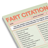 Hachette Book Group - Nifty Note Pad: FART CITATION