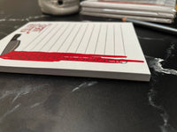 drawn by water - Killer Ideas Checklist Notepad