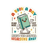 Juju and Moxie - A Book A Day Vinyl Sticker
