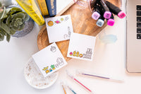 A Brighter Year - Color Your Own Post-its Bundle: Space, Coffee, and Plants