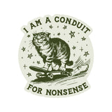Juju and Moxie - Nonsense Cat Vinyl Sticker