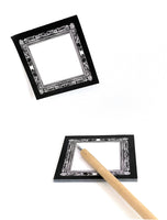 drawn by water - Gothic Border Sticky Note Pad