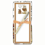 Alice's Cottage - Flour Sack Towel & Magnetic Note Pad Set: So Many Books Owl