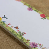 Alla Dickson Art -  Bohemian Butterfly Wildflower Notepad