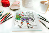 A Brighter Year - 12 Month Color By Day Calendar Coloring Book