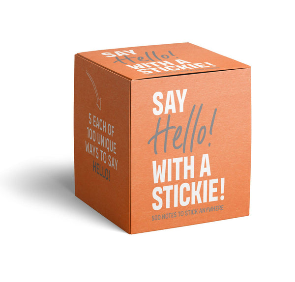 Gibbs Smith - “Say Hello with a Stickie!” Sticky Notes