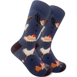 Imagery Socks - Chicken Adult Socks (Size Large)