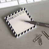 Bad Betty Greeting Co. - Sticky Note Pad: “F—- This, That, Off…” Checklist NSFW