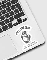 Ace the Pitmatian Co - Cat Self Love Club Sticker