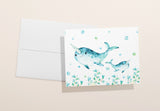 Twigs Paper - Ocean Animals Greeting Card Set