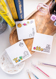 A Brighter Year - Color Your Own Post-its Bundle: Space, Coffee, and Plants