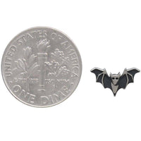 Nina Designs - Tiny Sterling Silver Bat Post Earrings