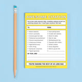 Hachette Book Group - Nifty Note Pad: AWESOME CITATION