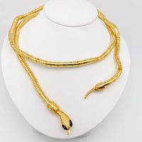 Mio Queena - Bendable Snake Necklace/Bracelet: Silver