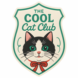 inviting affairs paperie - “The Cool Cat Club” Sticker