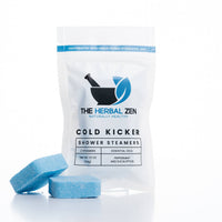 The Herbal Zen - Shower Steamer 2-Pack: COLD KICKER (Peppermint and Eucalyptus)