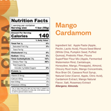 Floura - High Fiber Fruit Crush Bar: Mango Cardamom