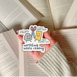 inviting affairs paperie - “Nothing Beats Reading” Sticker
