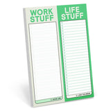 Hachette Book Group - Perforated Note Pad: Work Stuff / Life Stuff