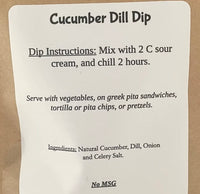 SnS Dips - Cucumber Dill Dip