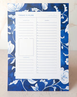 One & Only Paper - Elegant Blue Daily Planner Desktop Notepad