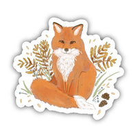 Big Moods - Orange Fox Sticker