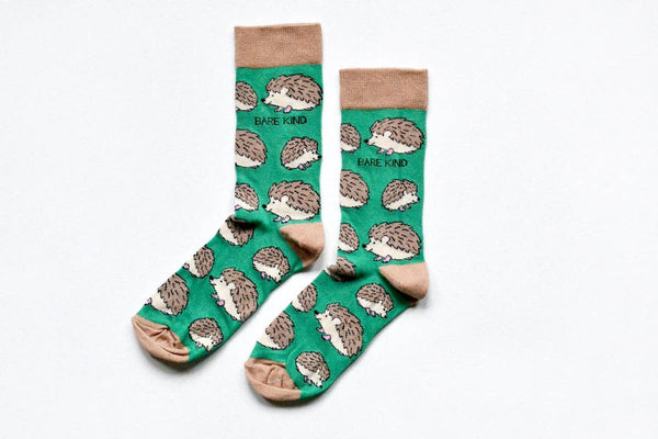 Bare Kind - Hedgehogs - Adult Bamboo Socks