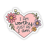 Big Moods - “I Am Worthy Just As I Am” Vinyl Sticker