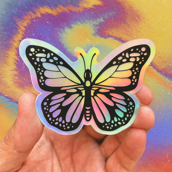 Big Moods - Butterfly Holographic Sticker