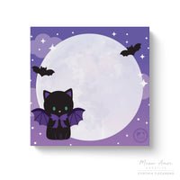 Meow Amor Creative - Bat Cat Sticky Notes