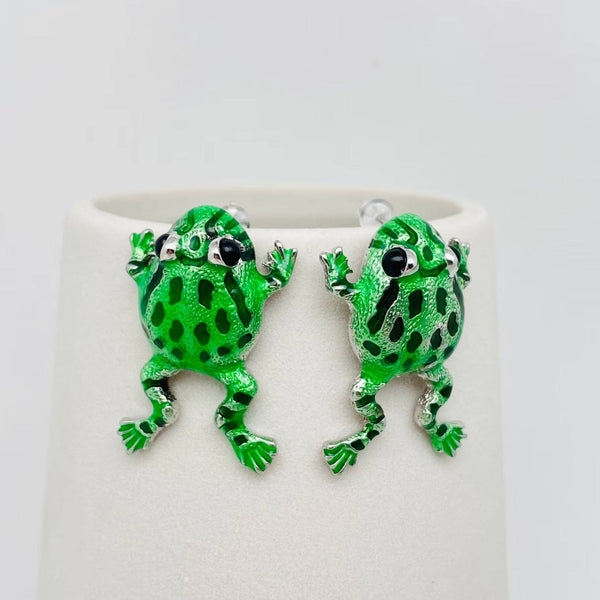 Mio Queena - Cute Frog Post Earrings