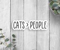 Expression Design Co - Cats > People Vinyl Sticker
