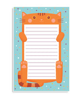 Frau Meow - Orange Cat Notepad
